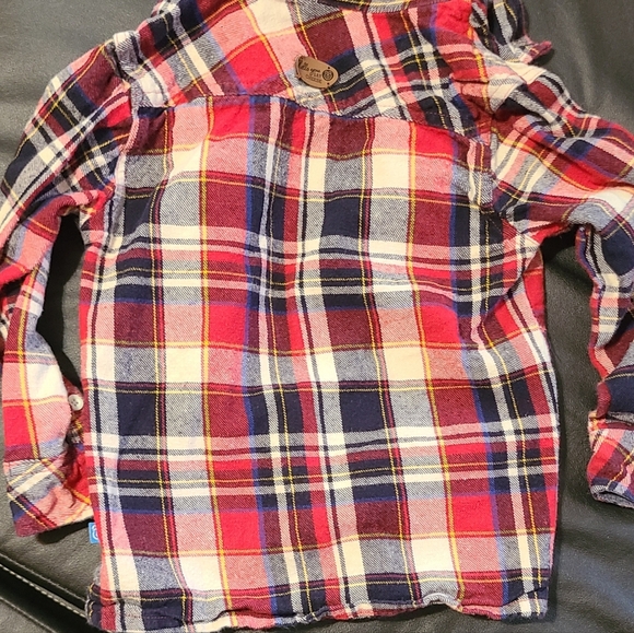 Liberty Red and Blue Plaid Button Down Shirt - Picture 5 of 5